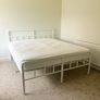 Super King Metal Bed with mattress Image 2