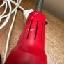 Pair of Kvart IKEA 90s red wall lights Image 5