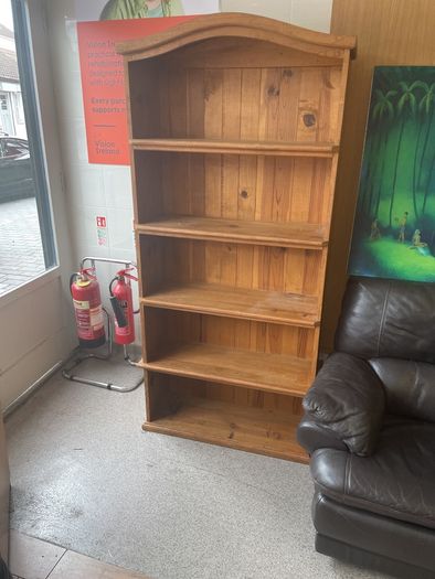 wooden storage unit