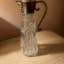Vintage ships decanter. Bacchus faced. Silver plated. Claret jug Image 2
