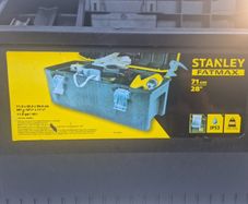 Stanley tool box, water proof.