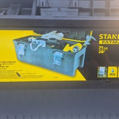 Stanley tool box, water proof.