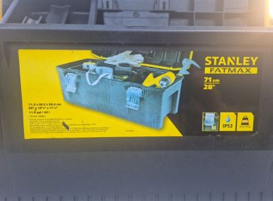 Stanley tool box, water proof.