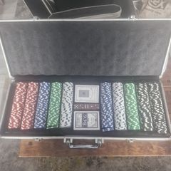 poker set new in case