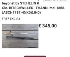 Sword Bayonet French 1869