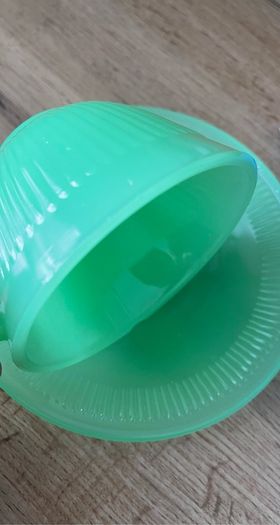 Vintage Fire King Hocking depression jade glass set