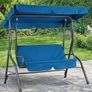 Outdoor Garden Swing Bench with Canopy  2 Seater 140cm  Hollywood Swing 200kg Image 2
