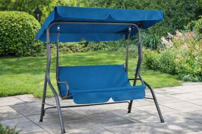 Outdoor Garden Swing Bench with Canopy  2 Seater 140cm  Hollywood Swing 200kg