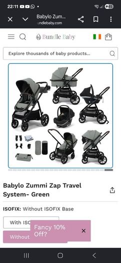 Babylo  Zummi Zap Travel System