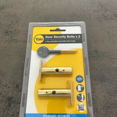 Yale Door Security Bolts x2