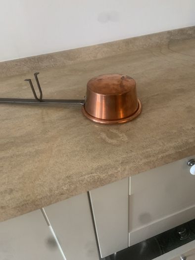 Antique copper pot
