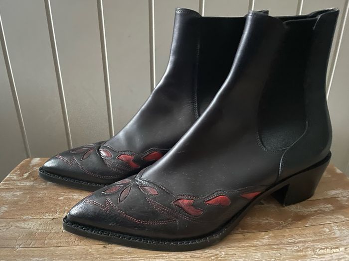 ankle boots Women Dries Van Noten Western Boots Size 39/6.