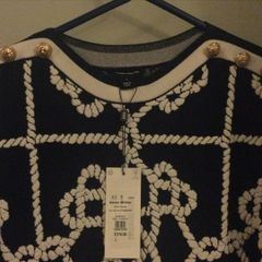 Karen Millen Nautical Dress Size 12