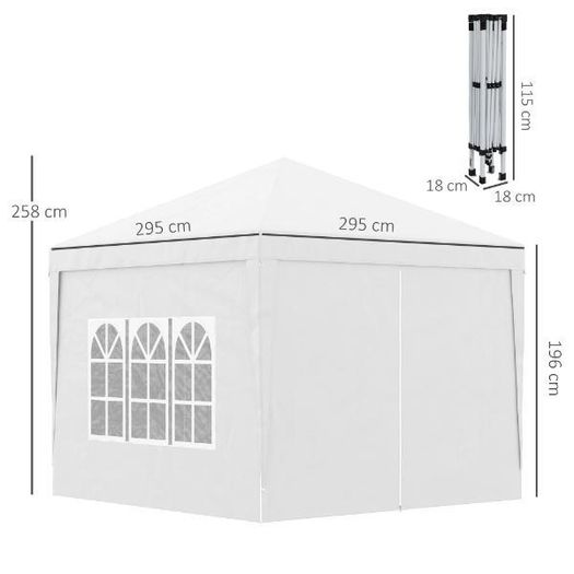 Pop-Up Gazebo 3 x 3m