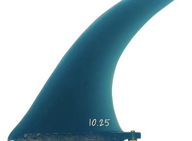 Surf System AKT 6 Inch Centre Surfboard Fibreglass Fin- Smoke- Red - Navy