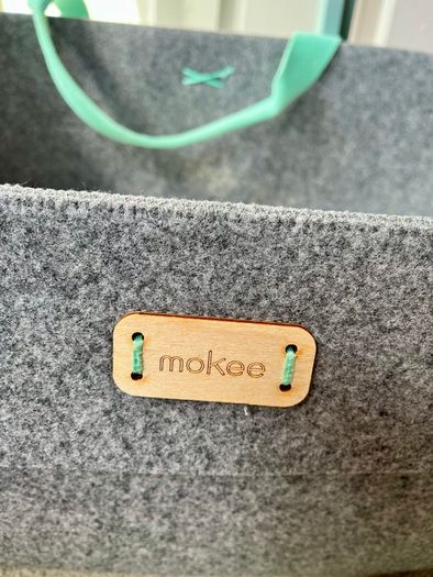Mokee WoolNest Moses basket with stand