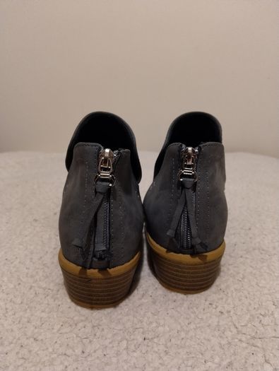 Grey Suede Ankle Boots
