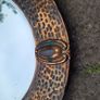 Antique arts & crafts copper mirror Image 3
