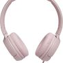 JBL T500 in Pink Over Ear Lightweight / Foldable Headphones with Pure Bass Sound 1-Button Remote / Built-In Microphone Image 4