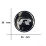 2.2" 56mm VW R Logo Car Alloy Wheel Alloy Center Hub Cap Sticker Emblem for Volkswagen Image 4