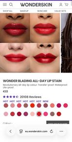 Wonderskin lip stain