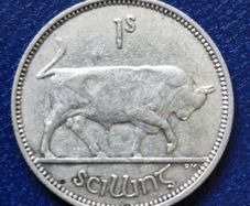 Ireland 1942 Silver Shilling Coin