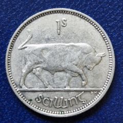 Ireland 1942 Silver Shilling Coin
