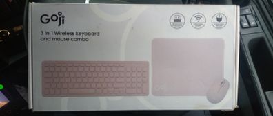Pink Goji Keyboard & Mouse set wireless Brand New