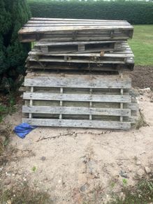 wooden pallets