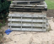 wooden pallets