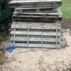 wooden pallets