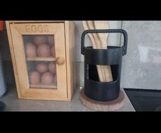 Handmade Industrial Kitchen Utensil Holder