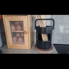 Handmade Industrial Kitchen Utensil Holder