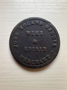 John Boland  Gort  Wine and Spirit  Merchant Token