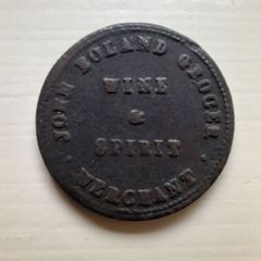 John Boland  Gort  Wine and Spirit  Merchant Token