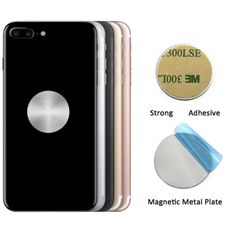 5 Pack - Metal Plate Disk Sticker Iron Sheet For Magnetic Car Phone Holder. 086