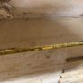 Old Irish Pine Wooden Chest Width 100cm Depth 53cm Height 51cm Image 6