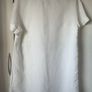 dress bnwt H&M white linen dress oversized uk 6 fit 8/10 shirt dress Image 8
