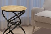 End Table Solid Mango Wood 40x50 cm
