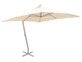 Hanging Parasol 300x300 cm Sand Aluminium Pole