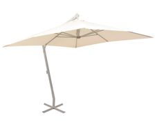 Hanging Parasol 300x300 cm Sand Aluminium Pole
