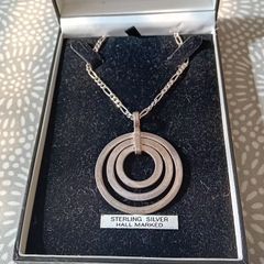 Triple Circle Silver .925 Pendant