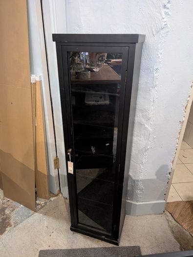 Bloomingville black wood cabinet