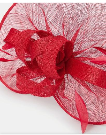 Red Occassion dress and hat