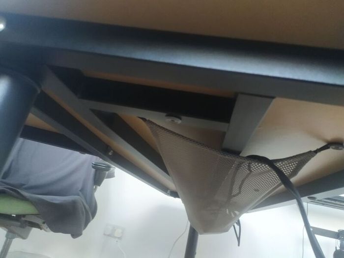 IKEA corner table black
