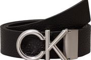 Calvin Klein leather belt K50k509956 Men, Black (Ck Black Pebble)