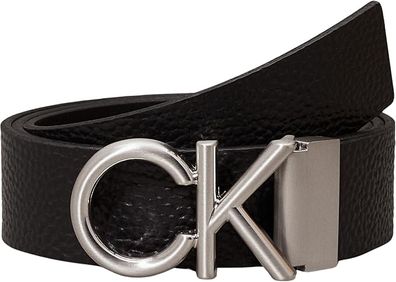Calvin Klein leather belt K50k509956 Men, Black (Ck Black Pebble)