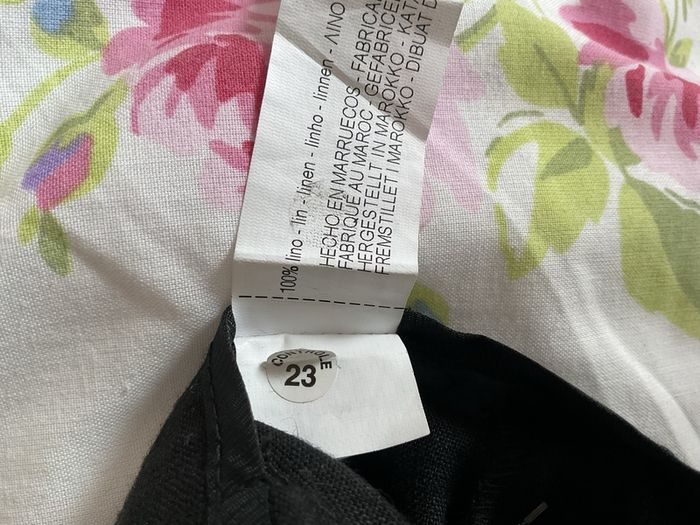 trousers zara Bnwt black linen trousers size small