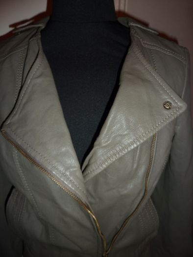 Bershka leather biker jacket size M