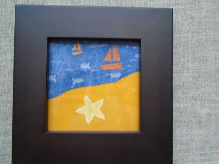 Fabric picture,Home decor, Picture,Handcrafted picture,